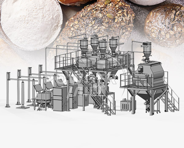 烘焙食品粉末生產線